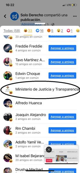 Ministerio de Justicia se mofa en  audiencia contra abogado Ferreira