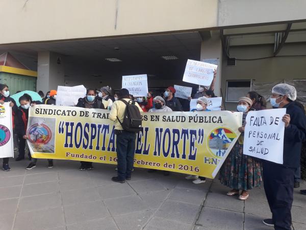 Trabajadores denuncian recorte  de personal en Hospital del Norte