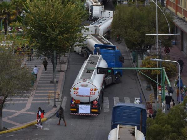 Tres  protestas causan caos en circulación de vehículos