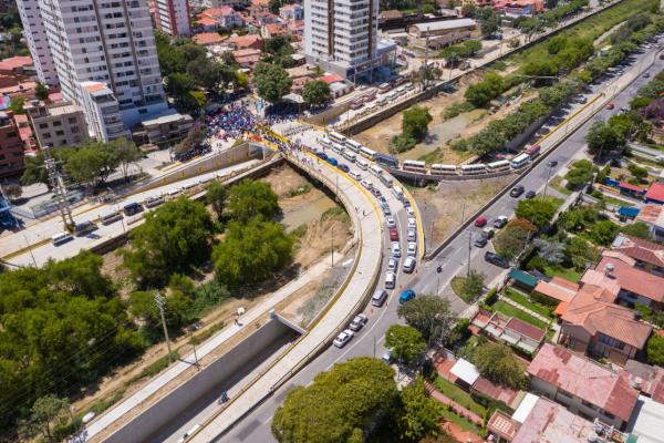 Alcaldía de Cercado entrega  el Distribuidor Quintanilla