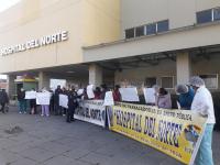 Protestas ante despido de cuatro funcionarios en Hospital del Norte