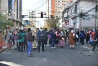 Bloqueo exige a Alcaldía paceña  infraestructura y bioseguridad