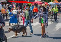 Recogen más de cinco toneladas de basura tras el Día del Peatón