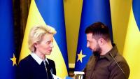 Von der Leyen promete acelerar  adhesión de Kiev a Unión Europea