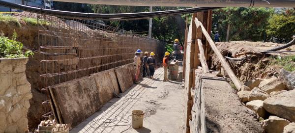 Avanzan trabajos estructurales en ciclovía de la zona Norte