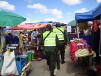 Presencia de policías civiles en feriado de Semana Santa