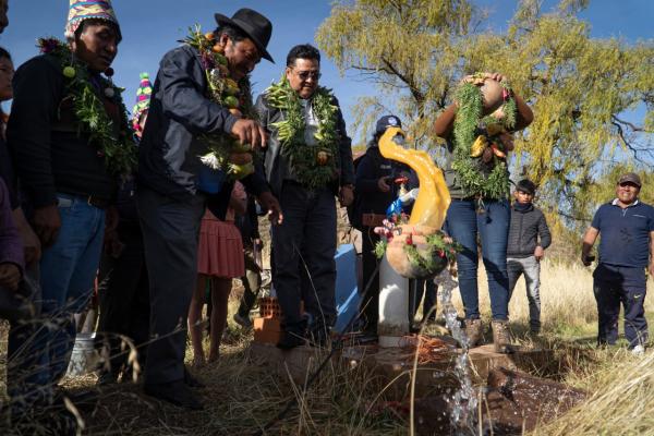 Implementan infraestructura para dotar a comunidades de potosí