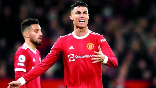 CR 7 y el United no hacen pie, ayer empataron con Chelsea