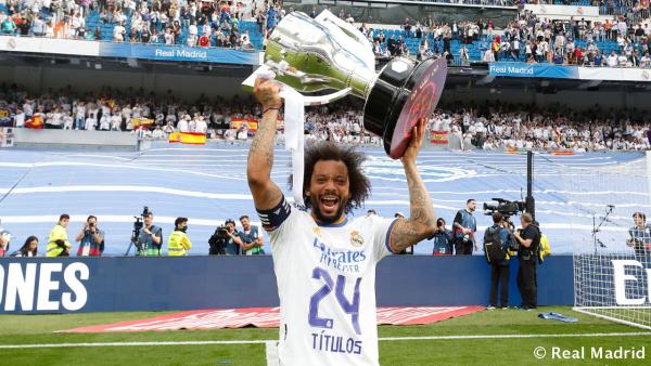 Marcelo es el más ganador de trofeos como futbolista