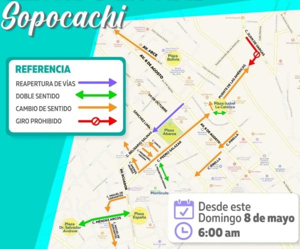 Desde domingo vuelve circulación vehicular con algunos cambios