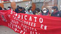 Cuatro trabajadores en salud  cumplen huelga de hambre