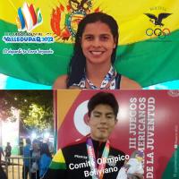 Karen Torrez y Marco Rojas portarán la Tricolor en Valledupar