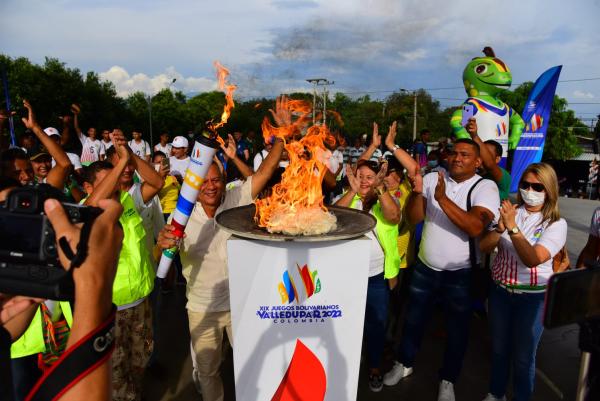 La antorcha bolivariana llega a su meta