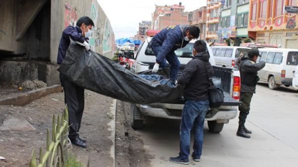 FELCC levanta cuerpos  sin vida en urbe alteña