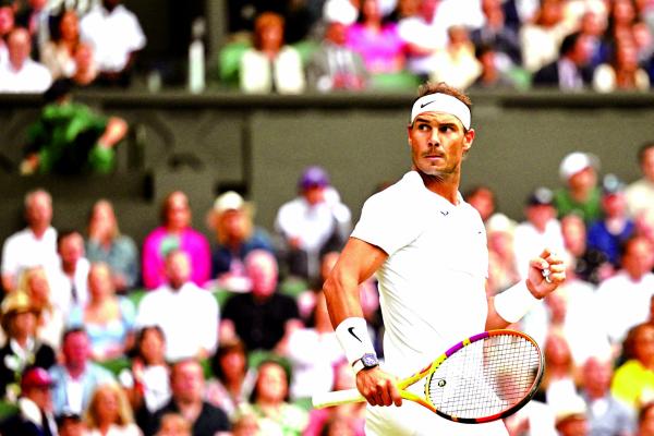 Nadal sigue de pie y tranquilo en Wimbledon