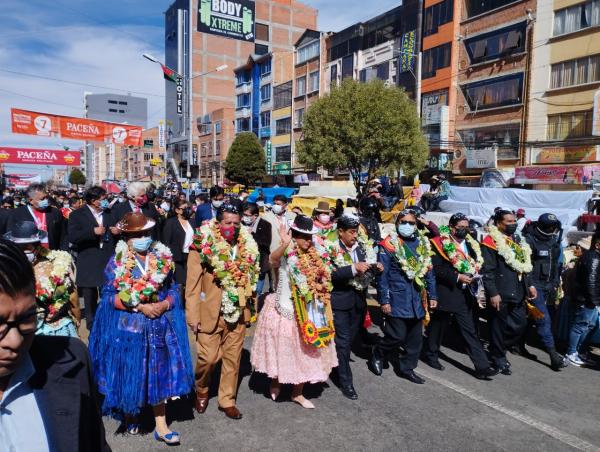 Eva Copa espera que la entrada haya generado dos millones de bolivianos