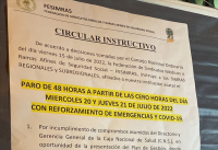 CNS en paro de 48 horas,  la atención es irregular