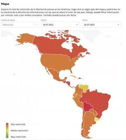 En Managua y Venezuela no respetan la libertad de prensa