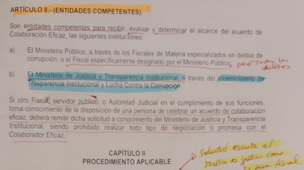 Abogado Bascopé califica de «nefasto»  el decreto del colaborador eficaz