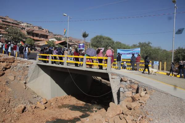 Distrito 9 de la zona Sur con dos puentes nuevos