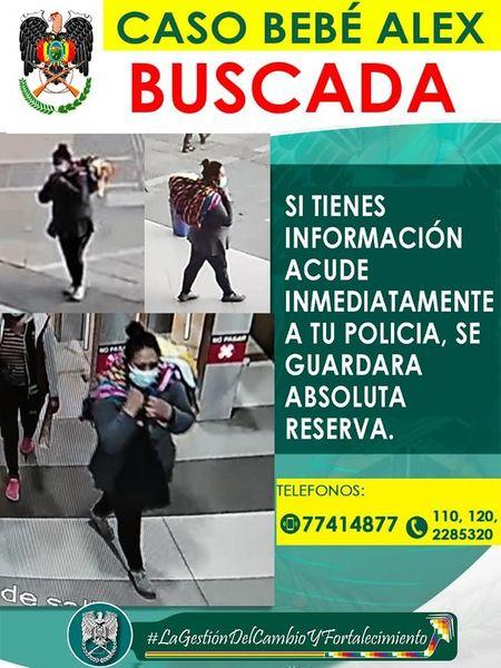 Mujer rapta a bebé de tres  meses en centro paceño