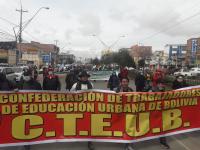 Maestros protagonizarán marcha  nacional en cada departamento