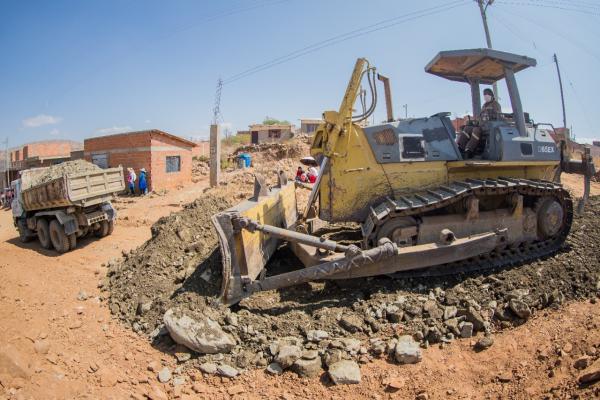 Comienzan trabajos de ripiado en la zona Sur de Cochabamba