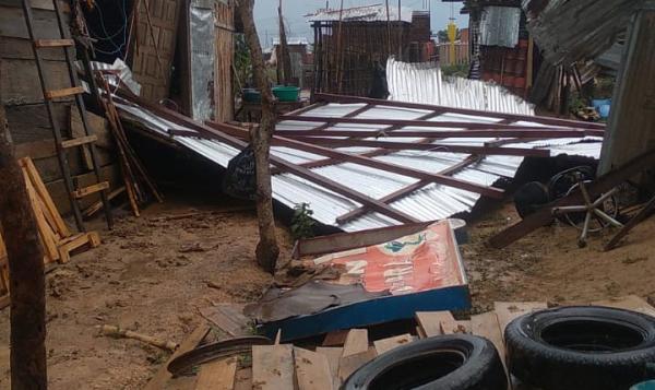 Tormenta causa estragos  en la ciudad de Trinidad