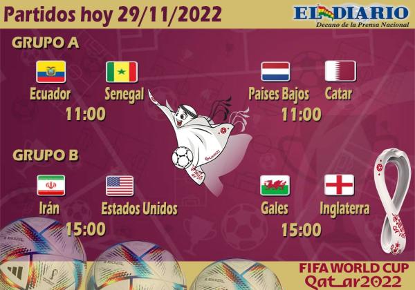 Hoy 29 noviembre en Mundial Catar 2022