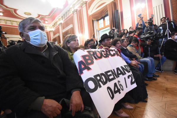 Asamblea de la Paceñidad exige abrogación de Ordenanza 046