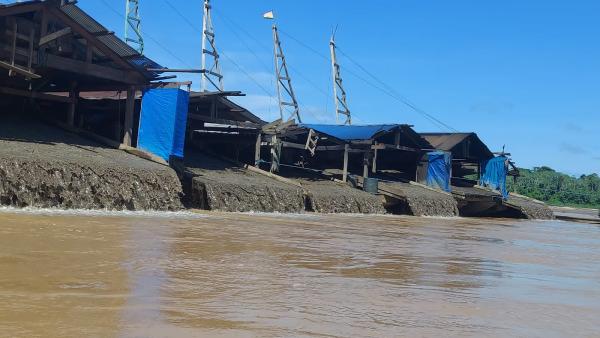 AJAM ejecuta acciones contra minería ilegal en río Madre de Dios