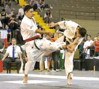 Bolivianos Beltrán y Cuadros en el Mundial de Karate Kyokushin