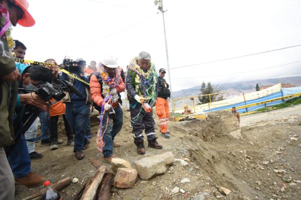 Reconstruyen embovedado del río  Teja Jahuira en Bajo San Isidro