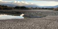 La laguna Sulti solo tiene algunos charcos de agua