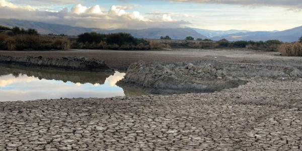 La laguna Sulti solo tiene algunos charcos de agua