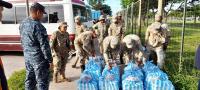 Defensa movilizó a 4.500 efectivos  militares para tareas de limpieza