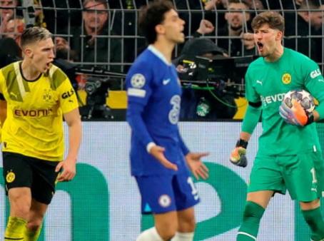 Borussia Dortmund superó a  Chelsea de Enzo Fernández en los octavos de final de la Champions League