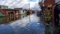 Cientos de personas fueron evacuada  por inundaciones en el norte de Chile