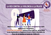 Red contra la violencia hacia la Mujer  prepara actividades para el 8 de marzo