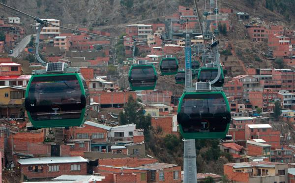 Hubo interrupción en el servicio de la línea verde de Mi Teleférico