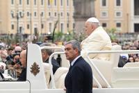 El Papa presidió misa  de Domingo de Ramos