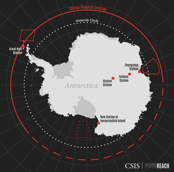 Informe revela que régimen chino  construye nueva estación antártica