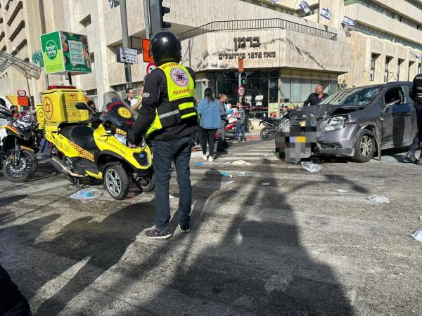 Atentado con automóvil en  Jerusalén deja cinco heridos