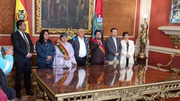 Lucio Quispe es el nuevo presidente  del Concejo Municipal de La Paz