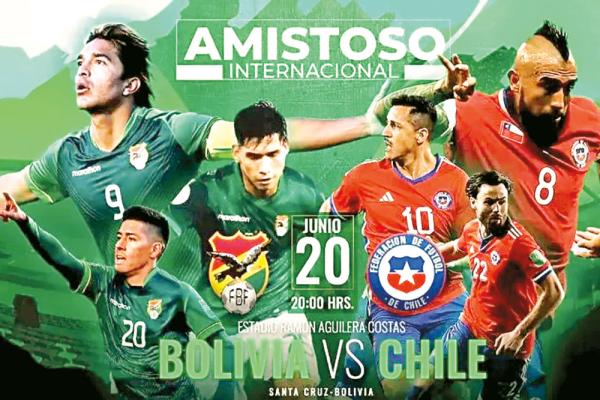 Bolivia recibe a Chile en Santa Cruz