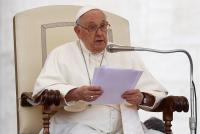 Papa Francisco insiste en su llamado por la paz en Ucrania