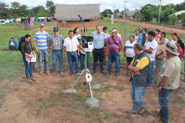 Instalan estación meteorológica en el municipio de Concepción