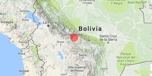 Sismo de magnitud 3.3 se  sintió en Cochabamba