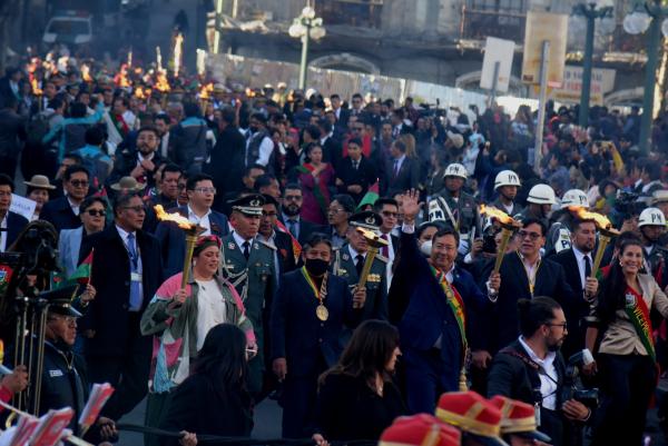 Presidente encendió  la Tea de la Libertad