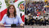 Boluarte califica protestas en Perú como “amenaza a la democracia”